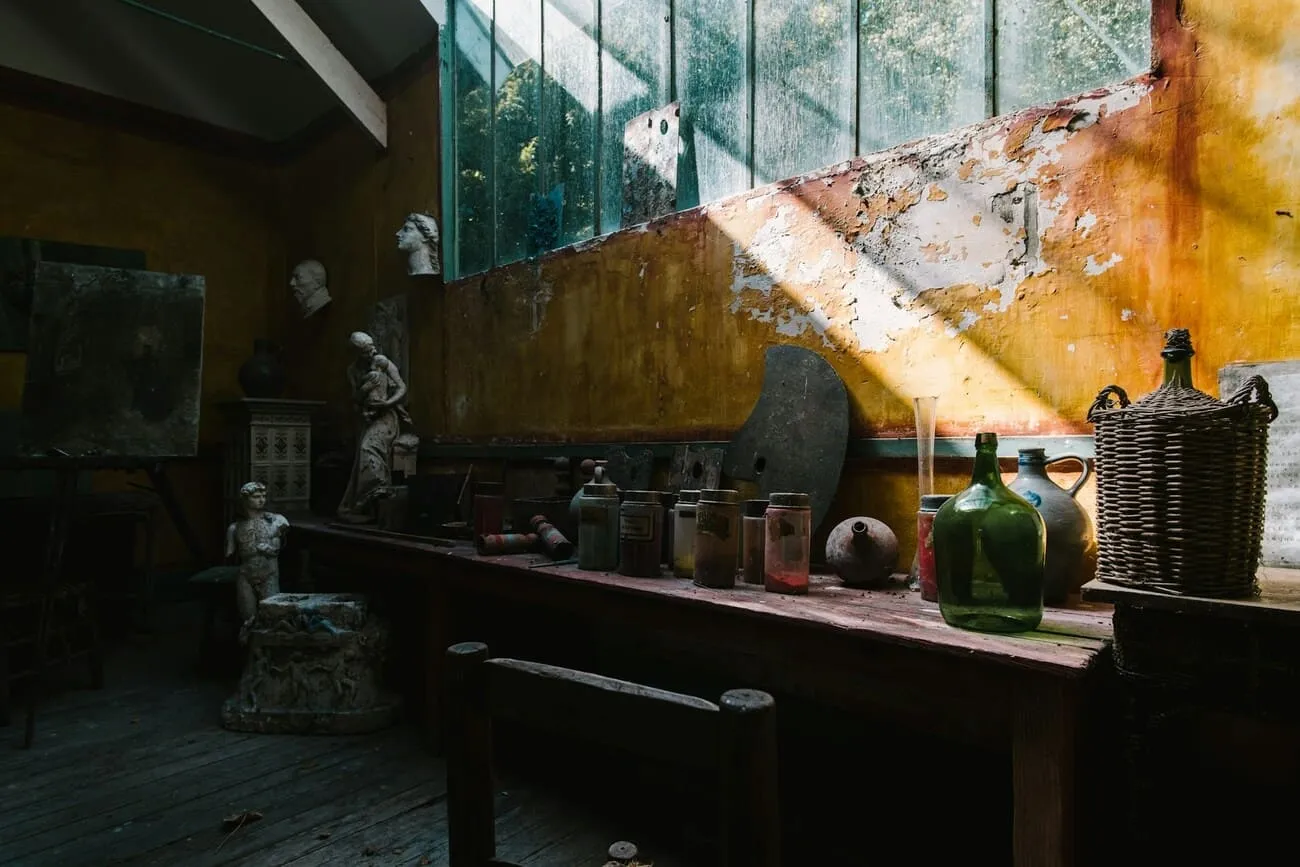 Atelier de travail de Claude Monet à Giverny