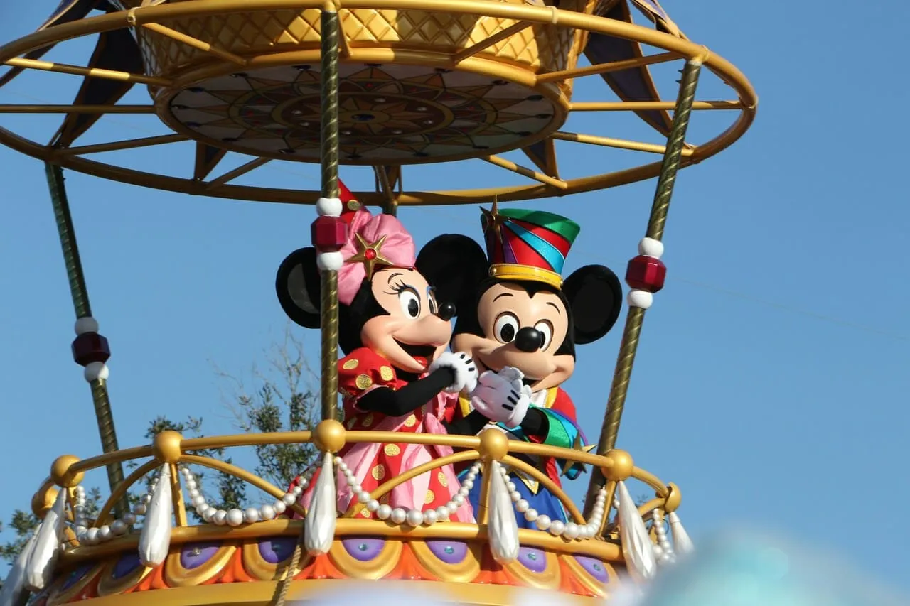 Féérie à Disney avec Minnie et Mickey