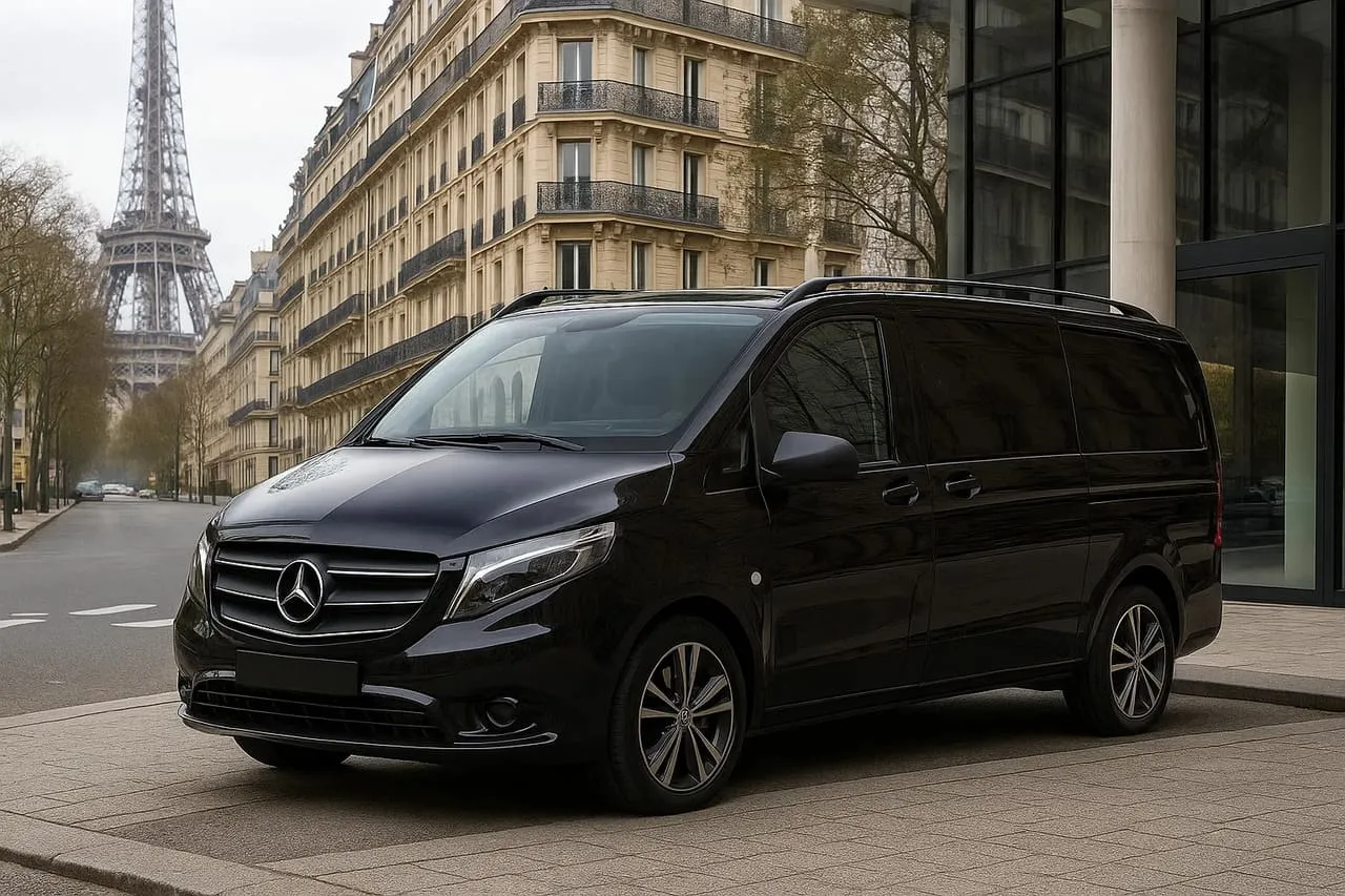 Van Mercedes Sprinter noir à Paris